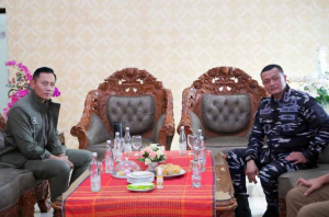 Dankodaeral I Sambut Kedatangan Menko dan Pangkogabwilhan I