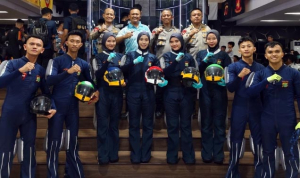 Brimob PMJ Bersinar di Kejurnas Indoor Skydiving Dankorbrimob Cup II 2025