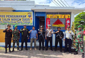 Kodim 1710/Mimika dan Polri Perkuat Pengamanan