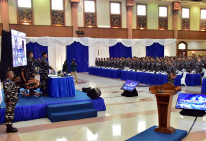 Danlanal Bandung Hadiri Apel Komandan Satuan TNI AL 2025