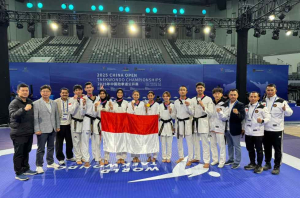 Atlet Taekwondo Indonesia Sabet 3 Emas, 5 Perak, dan 5 Perunggu di China Open 2025