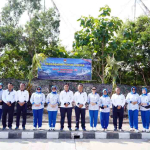Danlanal Bandung Meriahkan HUT Armada RI 2025 dengan Olahraga Bersama