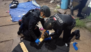 Gegana Brimob Metro Jaya Evakuasi Ledakan di Curug