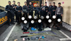 Patroli Dini Hari Brimob Polda Metro Jaya Amankan 11 Remaja