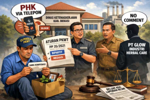 Disnaker Bekasi Tegaskan Aturan PHK Terkait Pelanggaran di PT Glow Industri