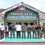 Danrem 173/PVB Kunjungi Kodim 1714/Puncak Jaya