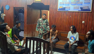 Babinsa Koramil Agimuga Bersama Lanal Timika Bongkar Peredaran Narkoba