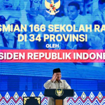Panglima TNI Dampingi Presiden Prabowo Resmikan 166 Sekolah Rakyat