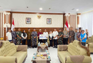 Danlanal Sabang Sambut Wali Kota Batam dan Dankodaeral IV