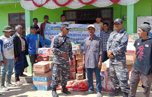 Lanal Sabang Salurkan Bantuan Kemanusiaan ke Korban Banjir Bandang di Aceh Tengah