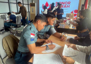 Prajurit Lanal Bintan Donorkan Darah, Perkuat Sinergi dan Kepedulian Kemanusiaan