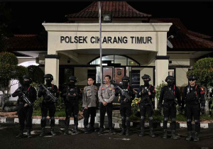 Brimob Batalyon D Intensifkan Patroli di Kabupaten Bekasi