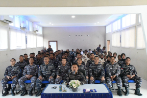 Danlanal Sabang Ikuti Vicon Pengarahan Panglima Koarmada RI