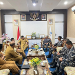 Danlanal Bintan Perkuat Sinergi dengan Bupati Bintan