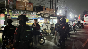 Brimob Batalyon D Pelopor Jaga Kondusivitas Bekasi