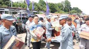 Bakamla RI Lepas KN Singa Laut-402, Perkuat Misi Kemanusiaan untuk Warga Terdampak Banjir Siau