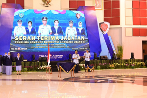 Danlanud Sultan Hasanuddin Hadiri Sertijab Pangkodau II di Makassar