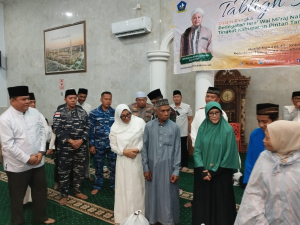 Lanal Bintan Perkuat Spiritualitas Melalui Peringatan Isra’ Mi’raj