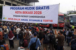 Mudik Gratis Bekasi 2026 Dibuka, Kuota Terbatas Mulai 2 Maret
