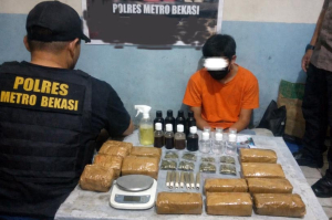 Polres Metro Bekasi Bongkar Peredaran Tembakau Sintetis, Pelajar Ditangkap