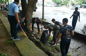 Lanal Banjarmasin Aksi Bersih Bersama