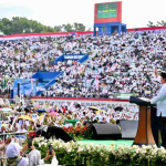 Panglima TNI Dampingi Presiden di Mujahadah NU