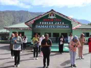 Persit Kodim Puncak Jaya Senam Sehat Bersama