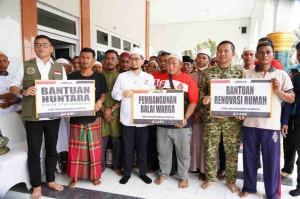 TNI dan UAH Care Bangun Harapan Aceh