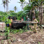 TMMD Morotai Pasang Mesin Bor Air Falila
