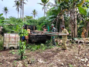 TMMD Morotai Pasang Mesin Bor Air Falila