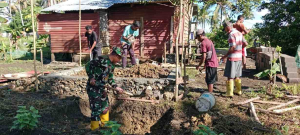 Satgas TMMD Morotai Percepat Pembangunan MCK
