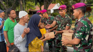 Prajurit Marinir Hadirkan Hangatnya Ramadhan di Ibu Kota