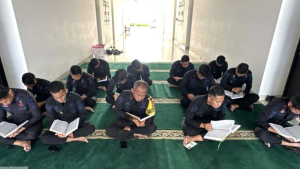 Tadarus Brimob Perkuat Karakter Personel Ramadan