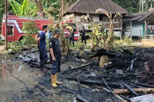 Kebakaran di Koto XI Tarusan Hanguskan Rumah Warga, Damkar Cegah Api Meluas
