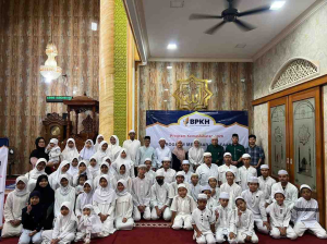 Alimbas dan BPKH Berbagi Ramadan untuk Anak Yatim