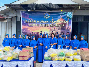 Lanal Dabo Singkep Hadirkan Bazar Murah Ramadhan
