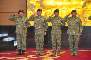 54 Pati TNI Naik Pangkat, Irjen TNI Pimpin Upacara