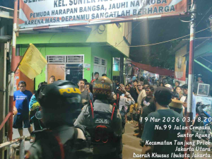Polisi Bubarkan Tawuran Dini Hari di Sunter Agung