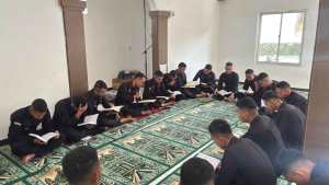 Ramadhan, Brimob Batalyon C Awali Pagi dengan Tadarus