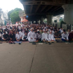 Polsek Pademangan Amankan Sholat Id di Al-Mukaromah