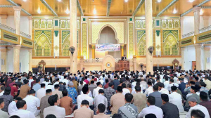 Prajurit Lanal Perkuat Silaturahmi Idul Fitri