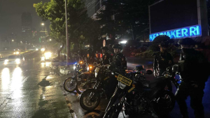 Patroli Dini Hari Brimob Batalyon A Pelopor Sasar Jakpus-Jaksel, Cegah Geng Motor dan Kejahatan Jalanan