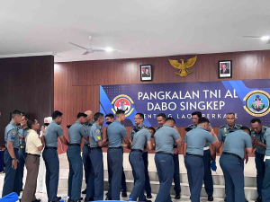 Halal Bihalal Lanal Dabo Singkep Perkuat Soliditas dan Nilai Kebersamaan Personel