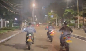 Patroli Dini Hari Gegana Brimob PMJ Perketat Pengawasan
