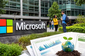 Microsoft Bantah Hentikan Proyek Penghapusan Karbon, Tegaskan Komitmen Iklim