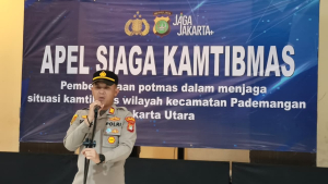 Polsek Pademangan Konsolidasikan Ormas dan Warga Lewat Apel Siaga Kamtibmas