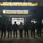 Patroli Dini Hari Gegana Brimob PMJ, Jakarta Barat Terjaga Kondusif