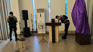 Polisi Sterilisasi Gereja Regina Caeli, Pastikan Ibadah Kamis Putih Berlangsung Aman