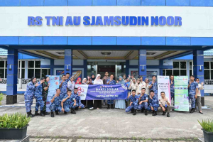 Lanud Sjamsudin Noor Gelar Pemeriksaan Mata Gratis, Sambut HUT ke-80 TNI AU