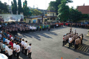 Simulasi Sispam Mako Polres Metro Jakarta Utara, Uji Kesiapan Hadapi Aksi Anarkis